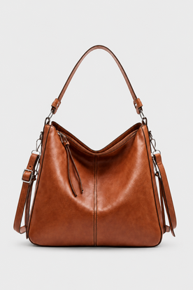 Handtas : Between Elegance & Convenience - The Everyday Bag that Can Do It All in Brown van Vandaliamo