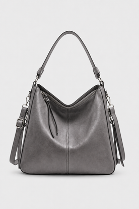 Handtas : Between Elegance & Convenience - The Everyday Bag that Can Do It All in Gray van Vandaliamo
