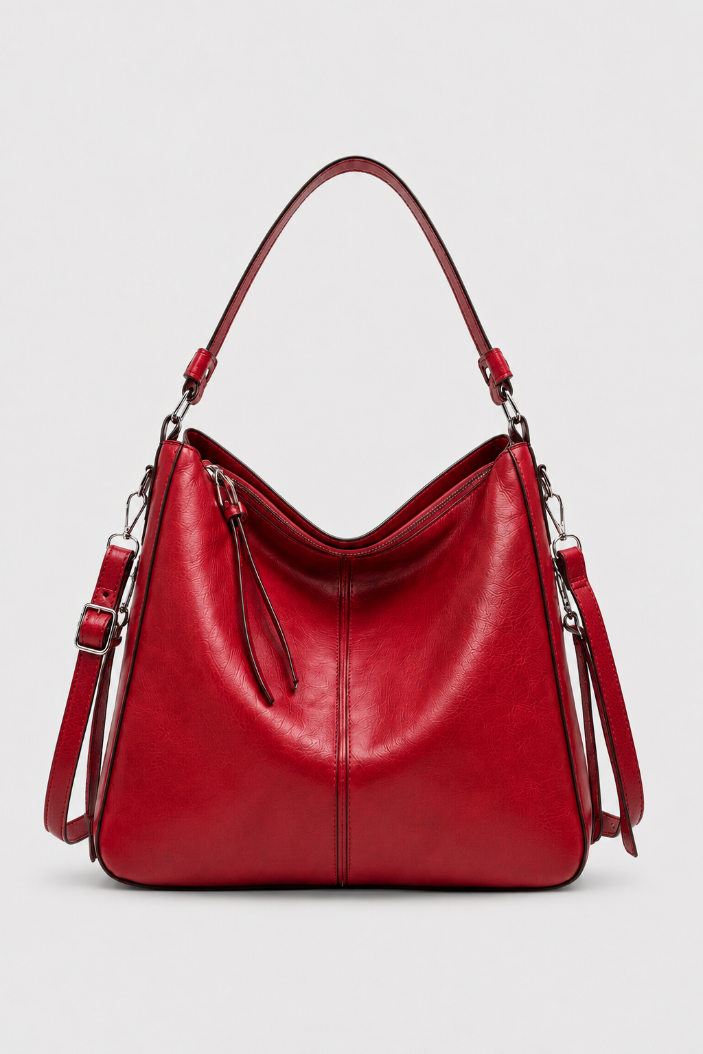 Handtas : Between Elegance & Convenience - The Everyday Bag that Can Do It All in Red van Vandaliamo