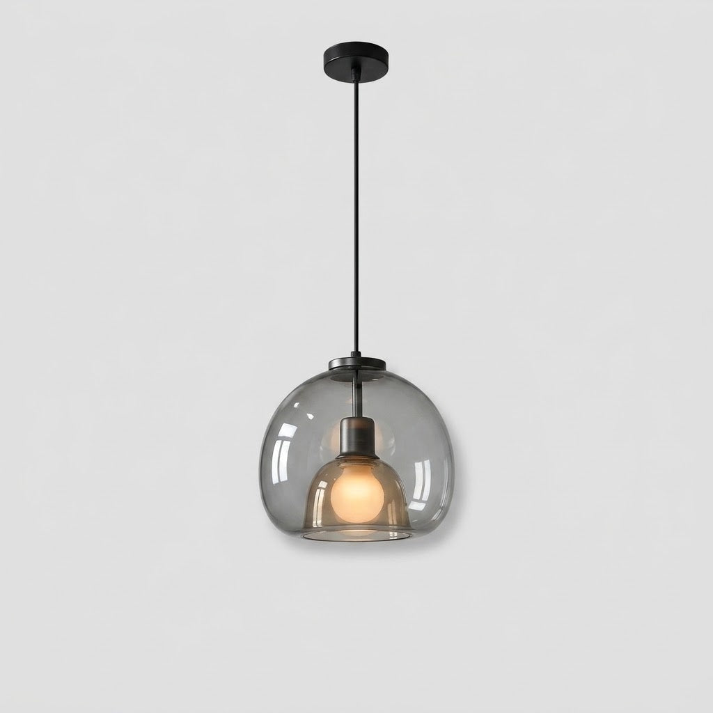 Home Decor : Smoke Glass Pendant Lamp - Hand-Blown Glass Design in van Vandaliamo