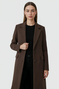 Women's Long Brown Coat