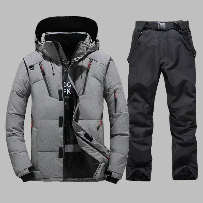 Outerwear : Men's Waterproof Warm Ski Suit - Insulated One-Piece in van Vanda Liamo