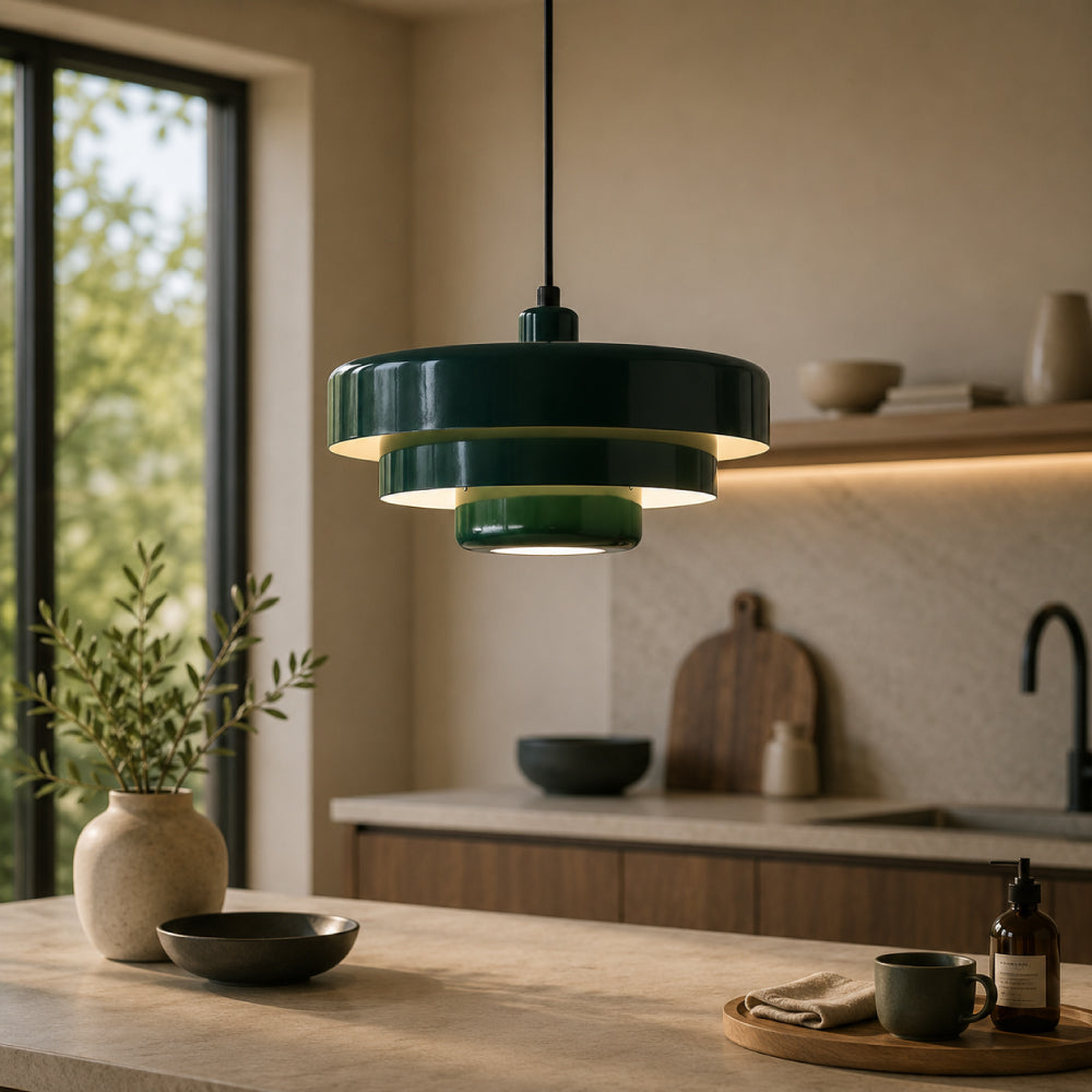 Home Decor : Three-Tier Bauhaus Pendant Lamp - Nordic Metal Fixture in van Vandaliamo