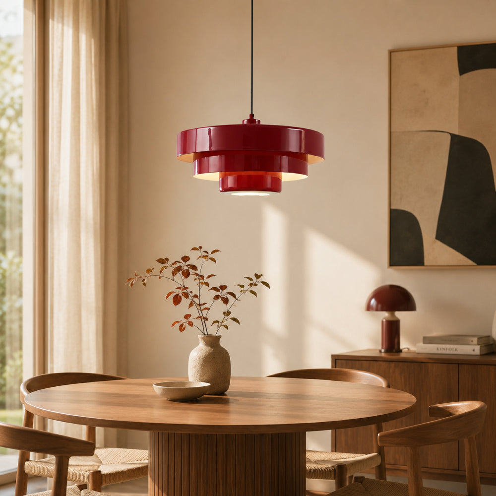 Home Decor : Three-Tier Bauhaus Pendant Lamp - Nordic Metal Fixture in van Vandaliamo