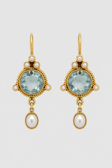 Vintage-Inspired Pearl Stud Earrings – Luminous Elegance & Timeless Style
