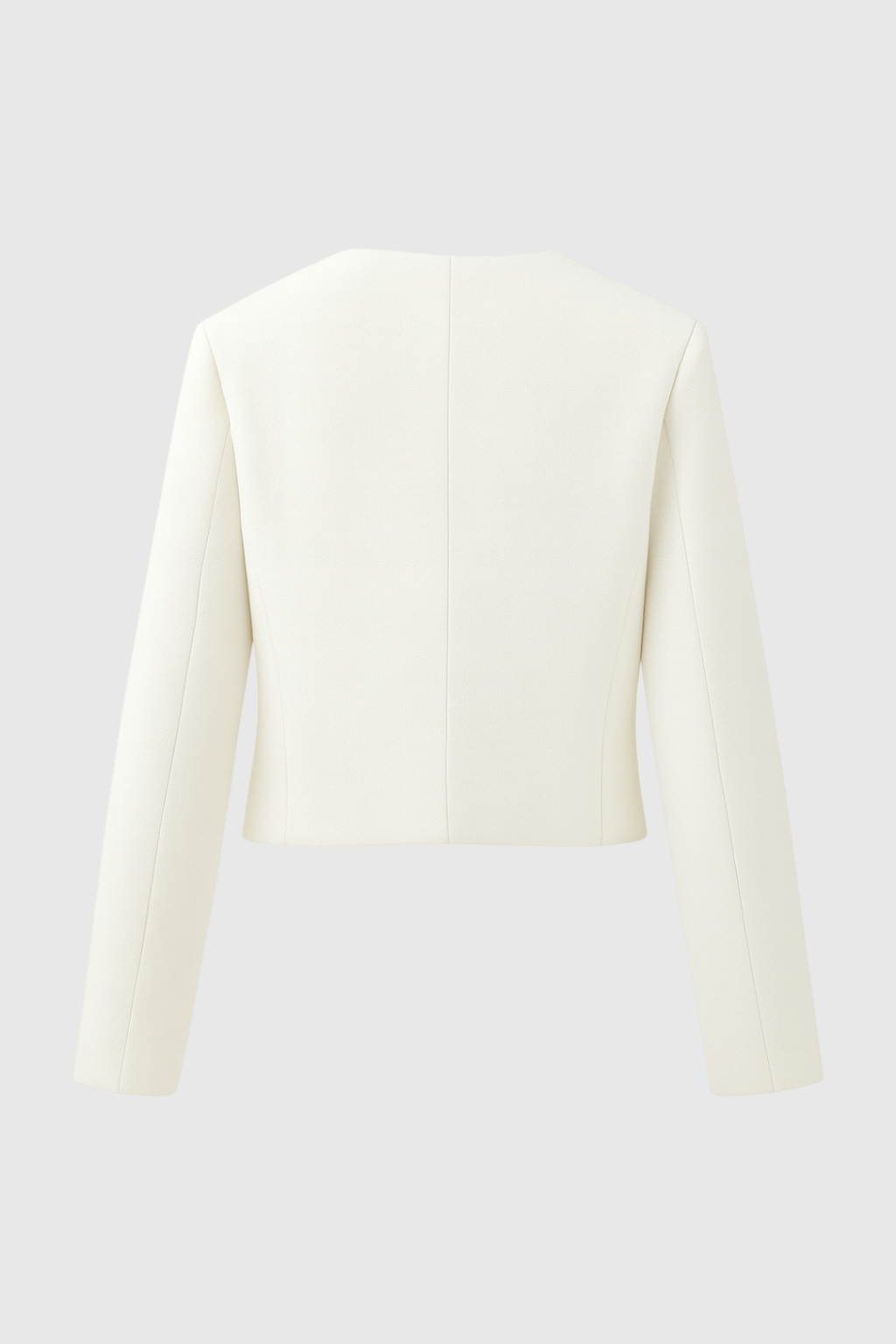 Jacket : Women's White Winter Short Jacket in van Vanda Liamo