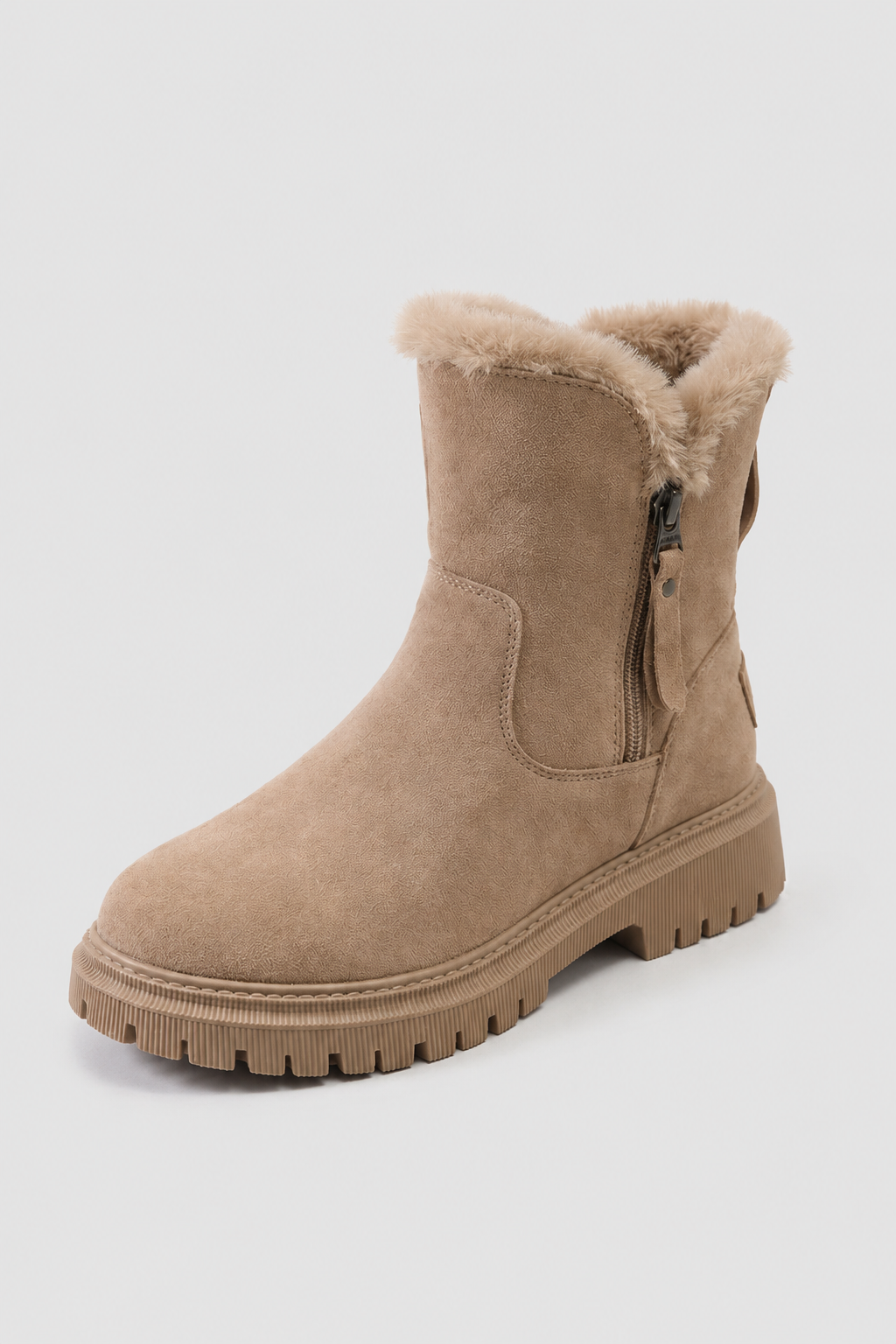 Damen Braune Wasserdichte Isolierte Rutschfeste Winter-Schneestiefel - Für Extreme Kälte