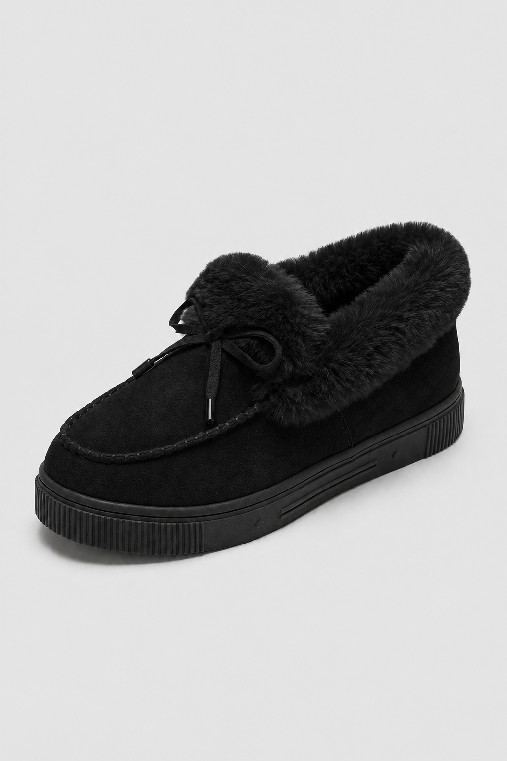 Women's Cozy All-Weather Black Winter Snow Boots