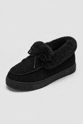 Women's Cozy All-Weather Black Winter Snow Boots
