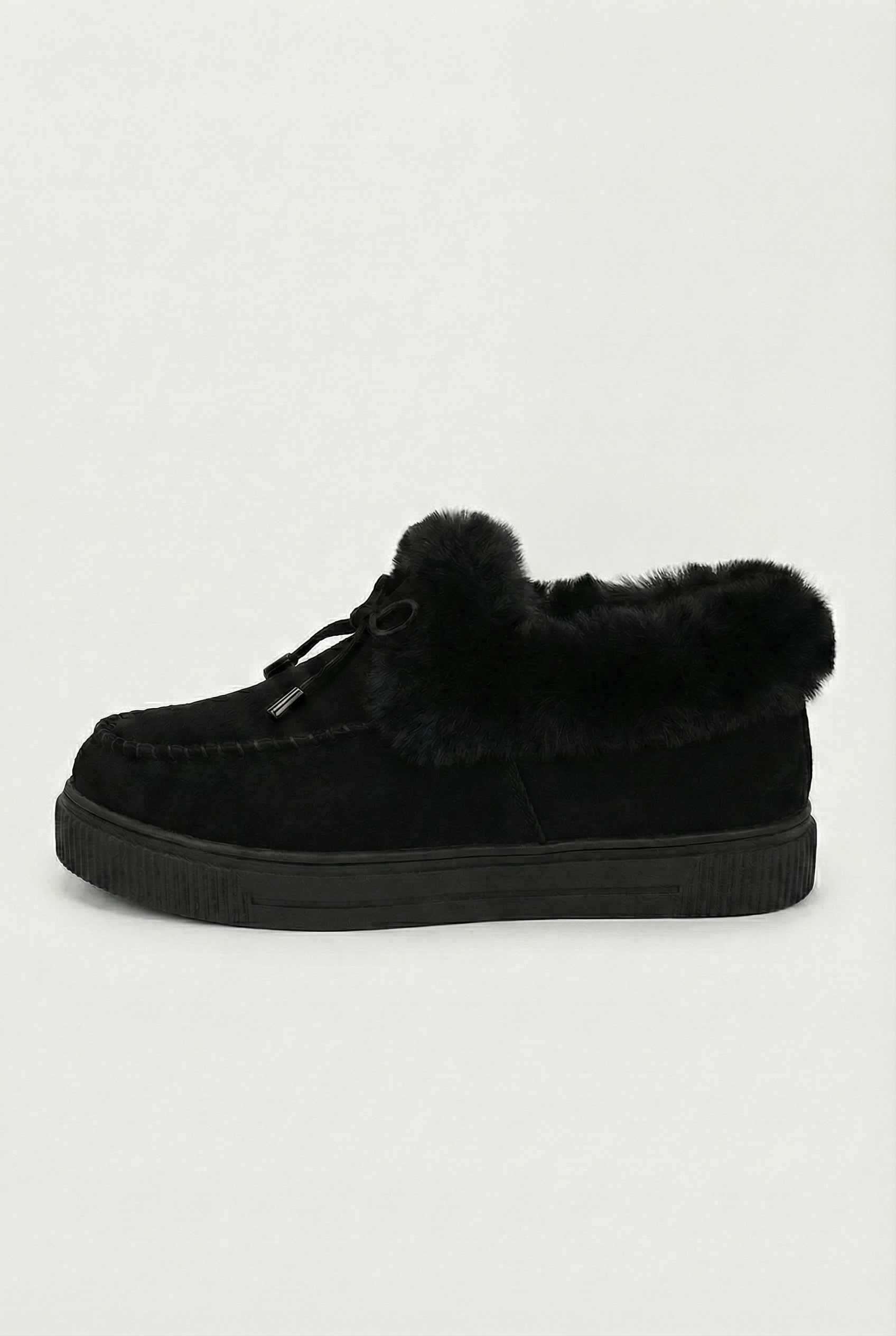 Women’s Snow Boots : Women's Cozy All-Weather Black Winter Snow Boots in van Vanda Liamo