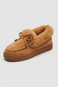 Women's Cozy Light Brown Snow Boots