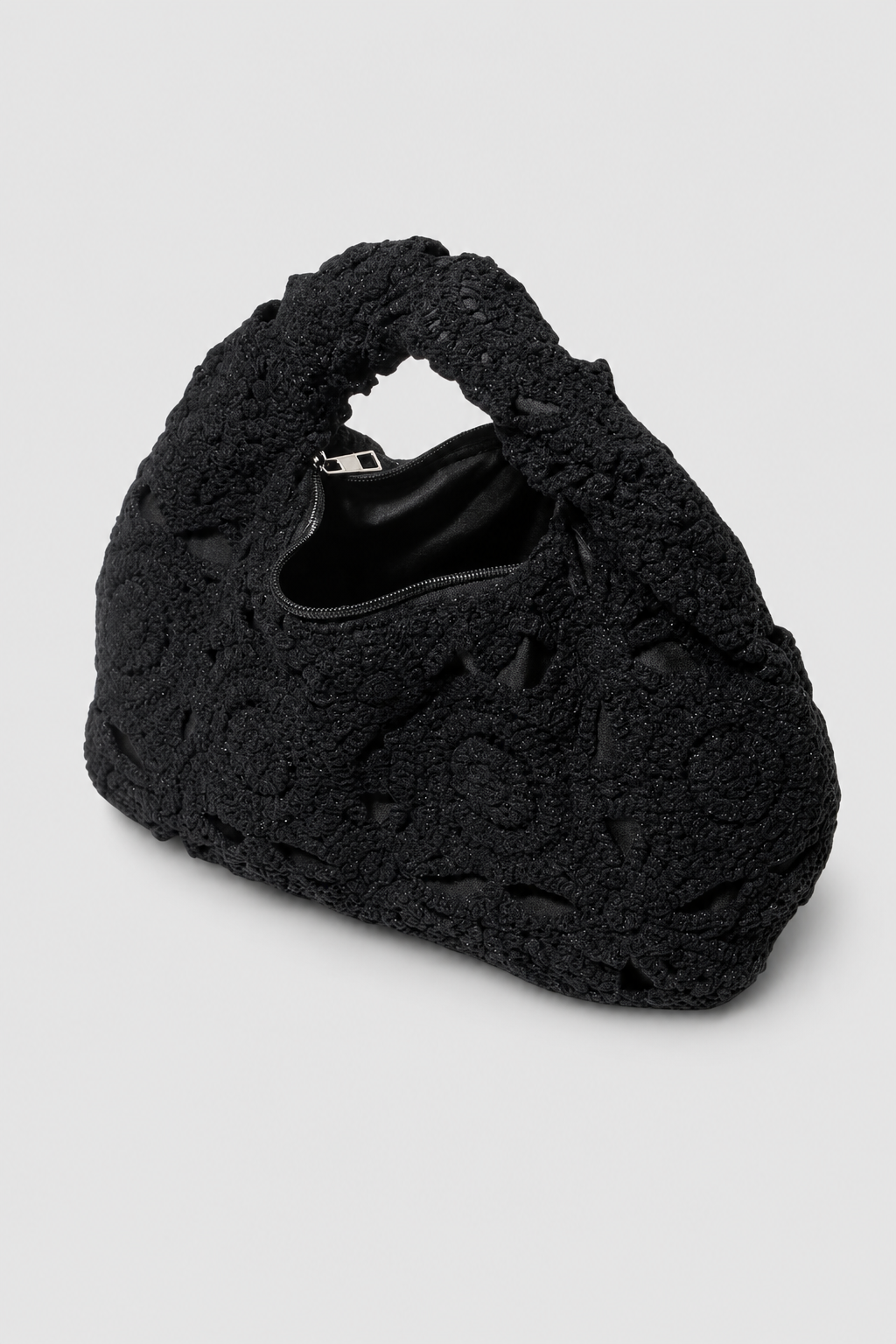 Bags : Erika | Elegant mini openwork crocheted women's handbag in van Vandaliamo