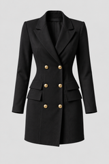 Women's Double-Breasted Blazer Dress