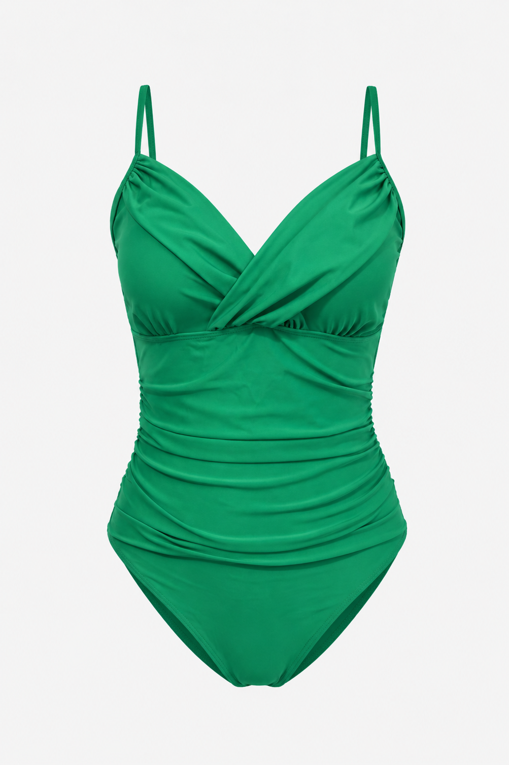 Women's Swimwear : Women's Green One-Piece Swimsuit - Comfortable & Stylish Beachwear in Green van Vanda Liamo
