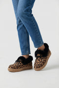Women's Leopard Print Winter Boots