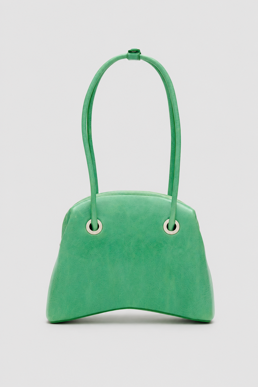 Bags : Sophia | Women's Saddle Bag with Internal Compartments in Green van Vandaliamo