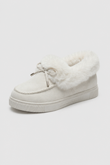 Damen weiße isolierte Winterstiefel