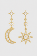 Women’s Celestial Earrings – Subtle Sparkle & Modern Style