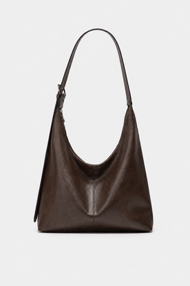 Schoudertas : Women's Classic Shoulder Bag - Versatile Everyday Tote in Dark brown van Vandaliamo