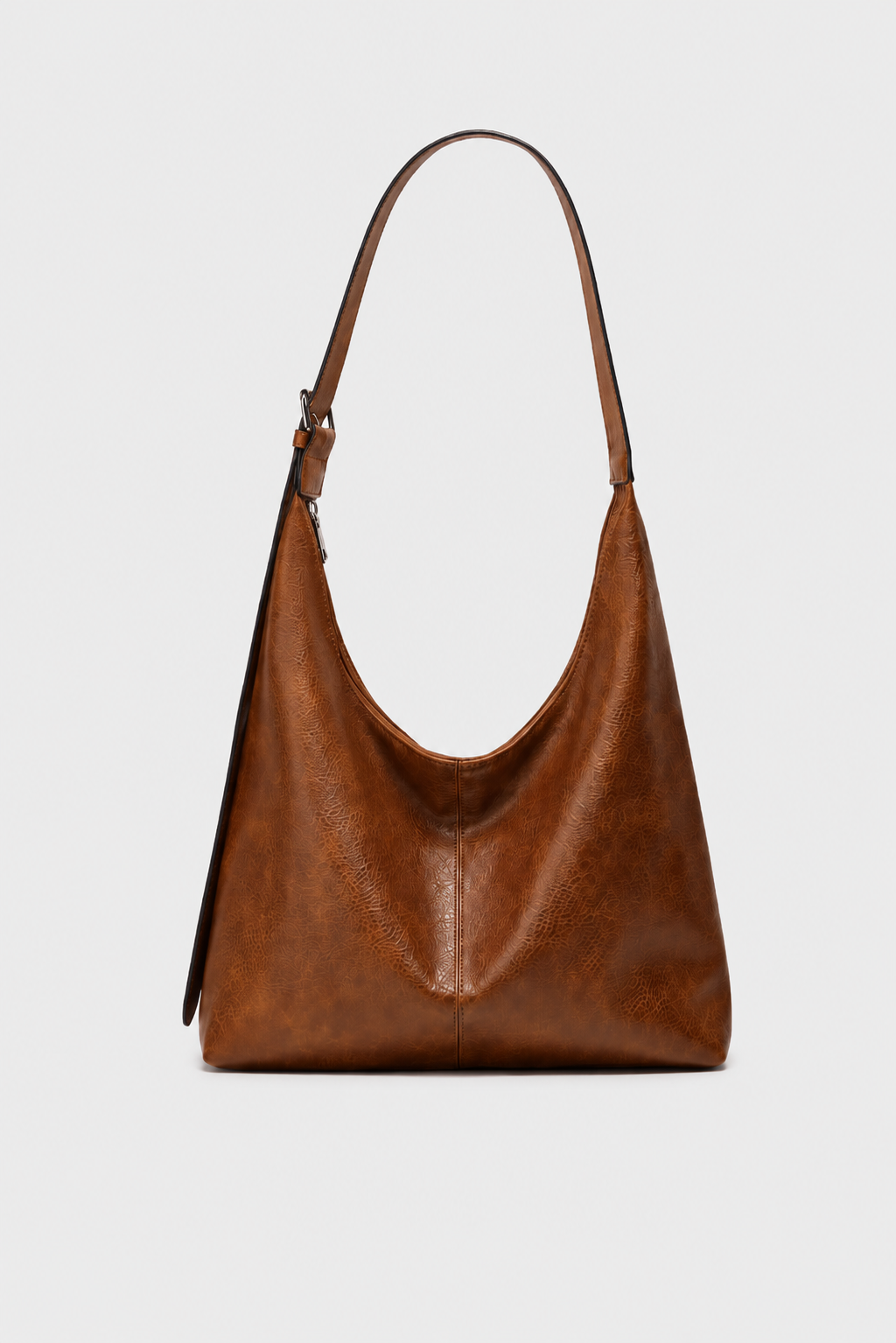 Schoudertas : Women's Classic Shoulder Bag - Versatile Everyday Tote in Brown van Vandaliamo