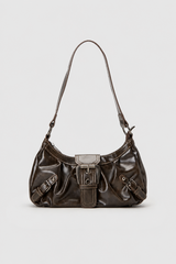 Dames crossbody taske med justerbar rem og rummeligt indre
