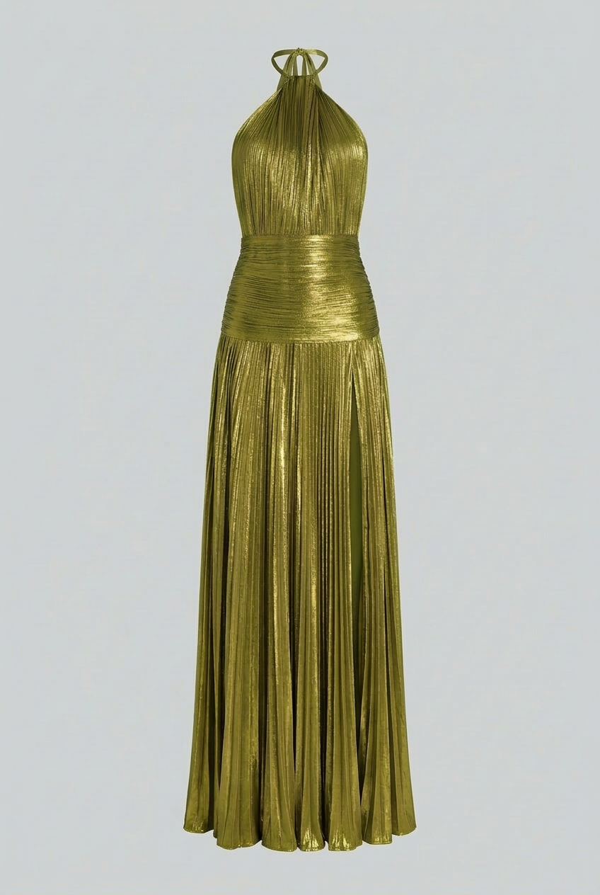 Women’s Dresses : Women's Olive Green Maxi Dress - Premium Quality, Fast Shipping in Olive green van Vanda Liamo