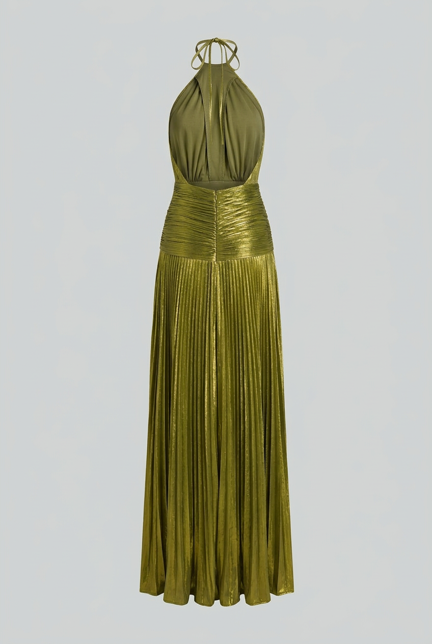 Women’s Dresses : Women's Olive Green Maxi Dress - Premium Quality, Fast Shipping in van Vanda Liamo