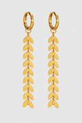 Women’s Gold Fishtail Dangle Earrings – Lightweight & Effortlessly Chic