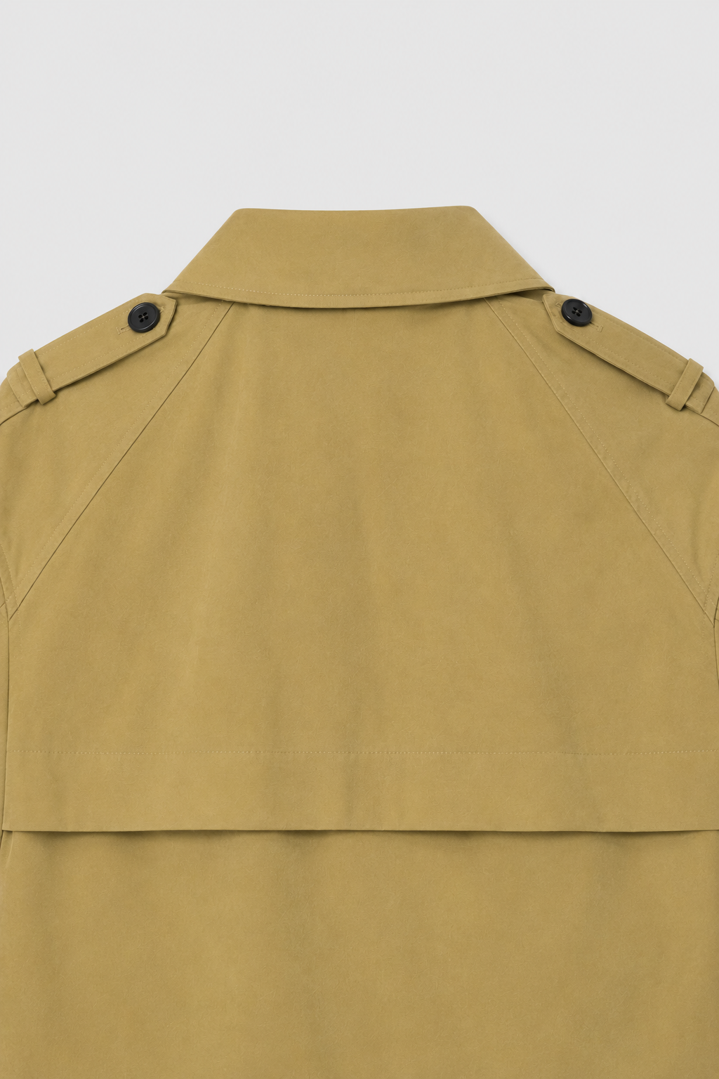 Jacket : Women's Khaki Cropped Windbreaker Jacket - Lightweight & Stylish in van Vanda Liamo