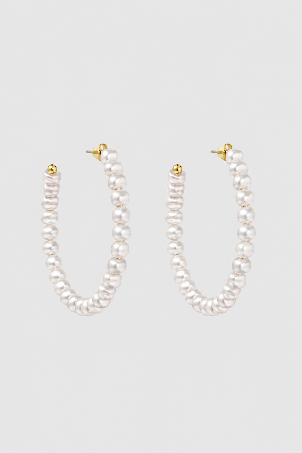 Women’s Pearl Hoop Earrings – Versatile Style & Modern Grace