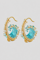 Women’s Sea-Inspired Drop Earrings – Lightweight Radiance & Daily Chic