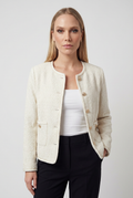 Women's Vintage Knit Cardigan Sweater - Soft Cotton Blend, Button-Front