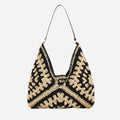 Handmade Crochet Shoulder Bag - Spacious Boho Shopper for Daily Use