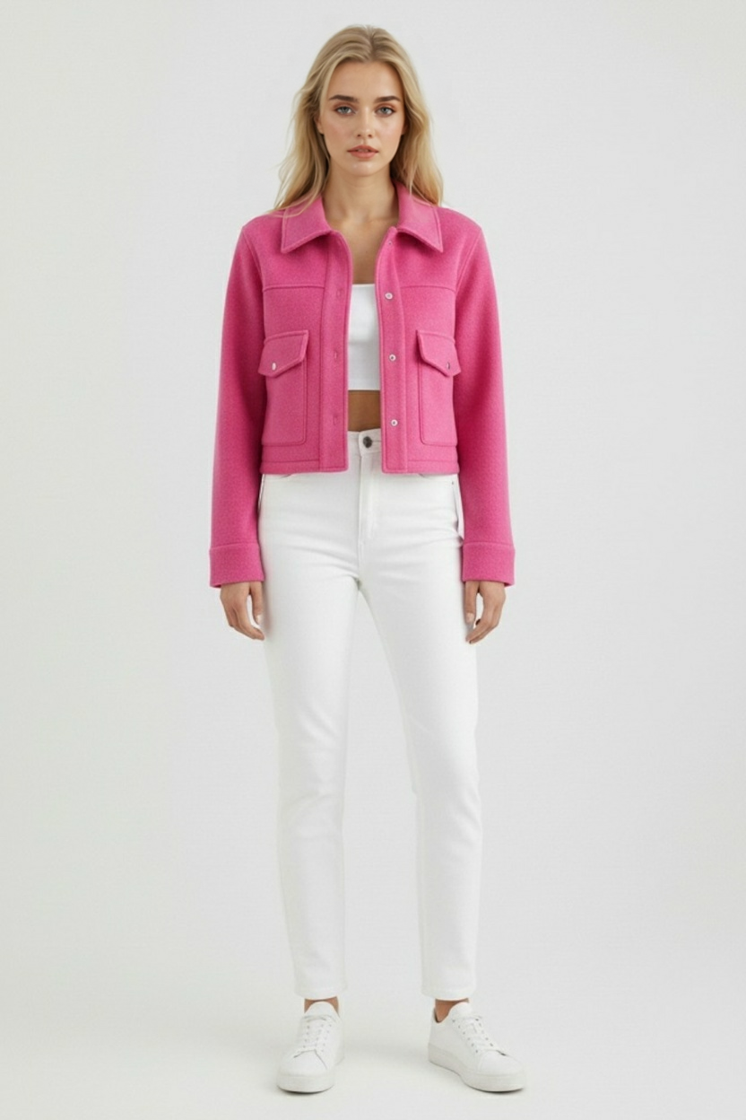 Jacket : Women's Long Sleeve Jacket - Lightweight & Stylish Outerwear in van Vanda Liamo