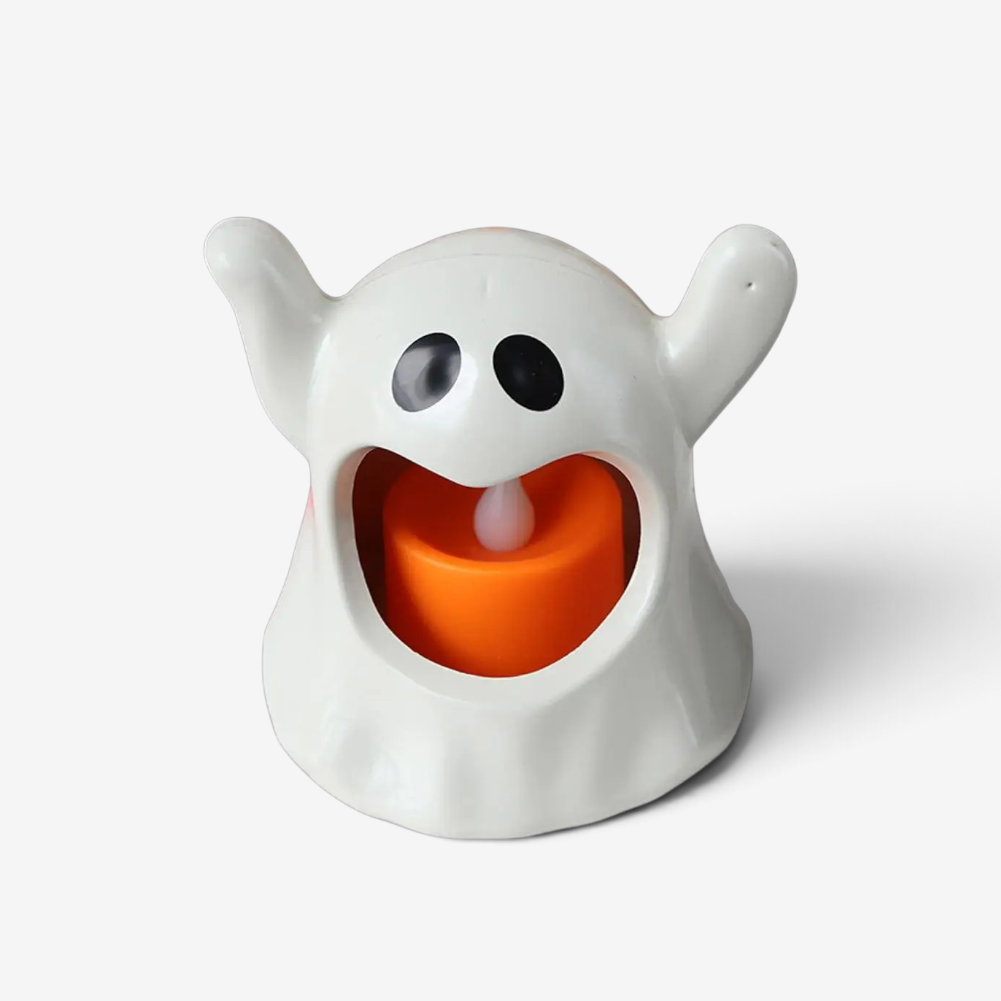 Gifts – Seasonal – Halloween : Ghost-Shaped LED Halloween Accent Lamp in White van Vandaliamo