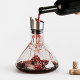 1500ml Crystal Wine Decanter with 12-Channel Aeration System