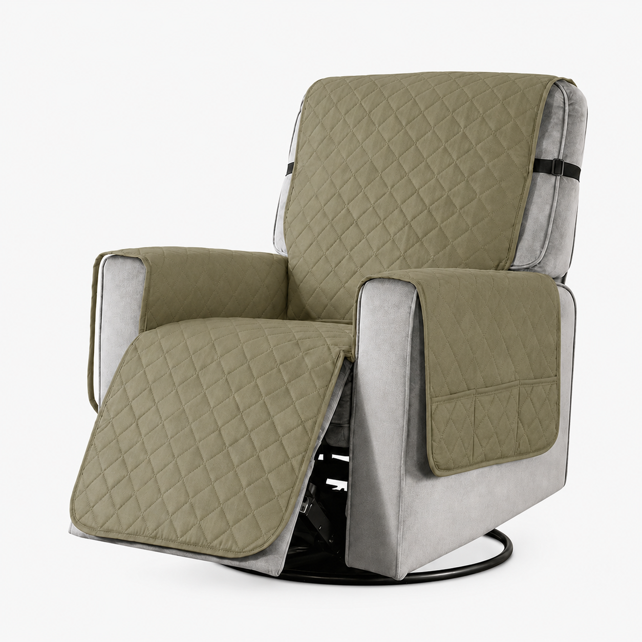 house & garden : Universal Soft Armchair Cover in Khaki van Vandaliamo