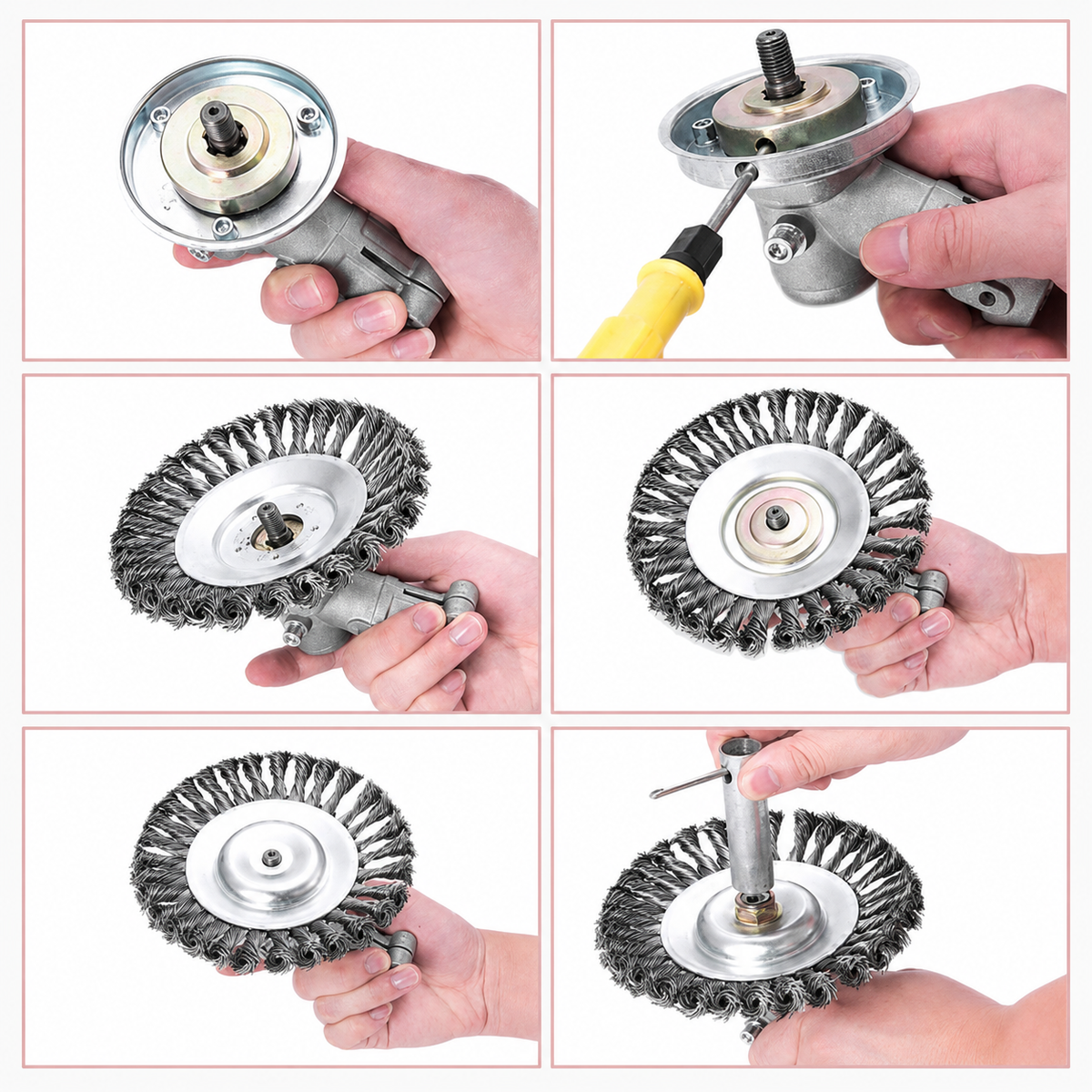 Universal Carbon Steel Weed Brush & Trimmer Head