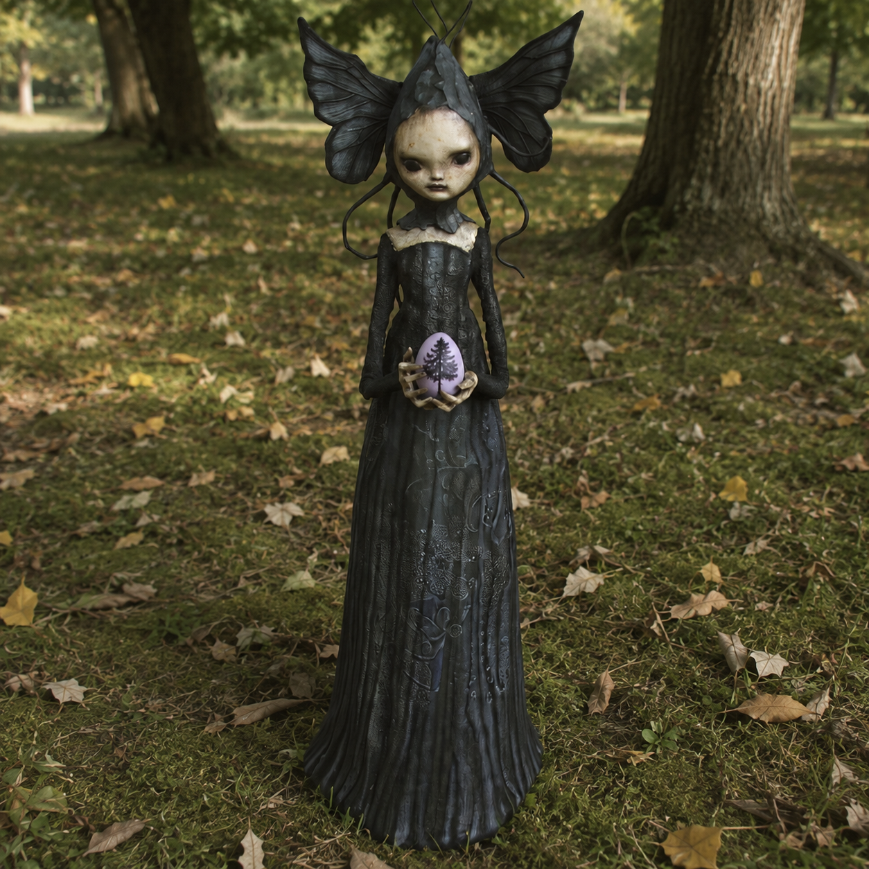 Gifts – Seasonal – Halloween : Gothic Witch Figurine with Staff in van Vandaliamo