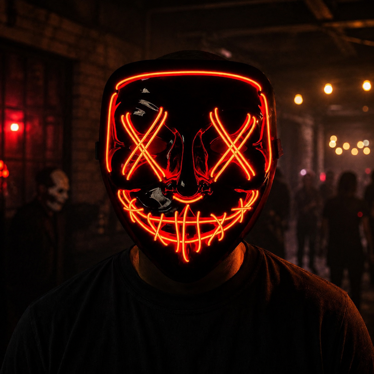 Gifts – Seasonal – Halloween : GlowMask LED Horror Mask with Lighting in van Vandaliamo