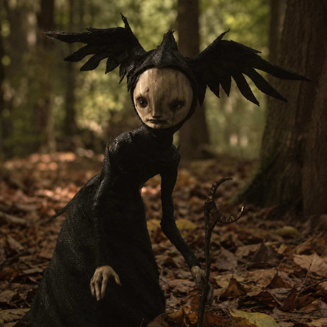 Gifts – Seasonal – Halloween : Gothic Witch Figurine with Staff in van Vandaliamo