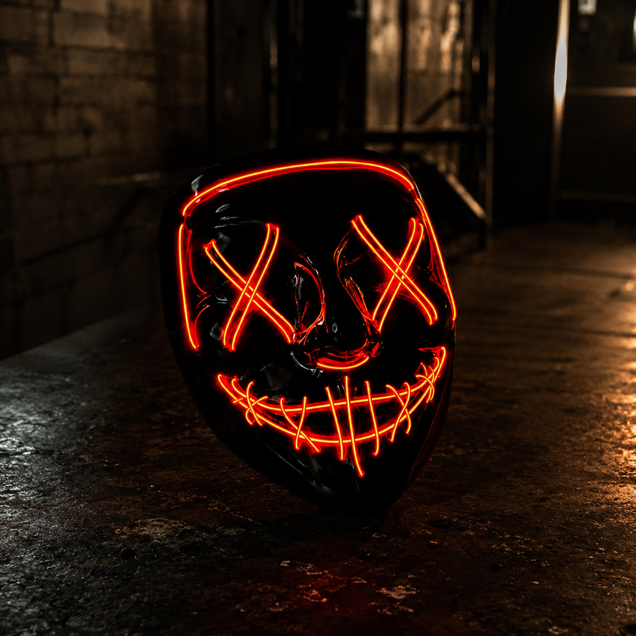 Gifts – Seasonal – Halloween : GlowMask LED Horror Mask with Lighting in van Vandaliamo