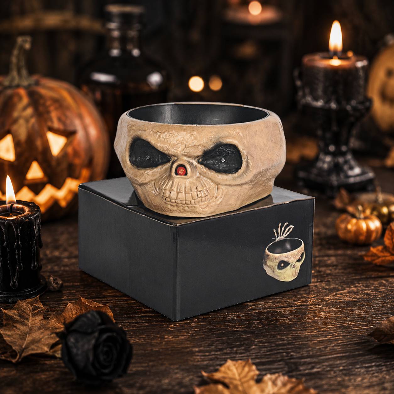 Gifts – Seasonal – Halloween : Motion Sensor Skeleton Hand Candy Bowl in van Vandaliamo