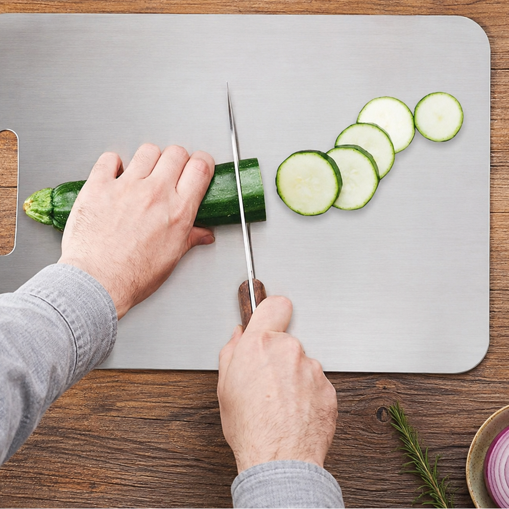 Modern Stainless Steel Cutting Board