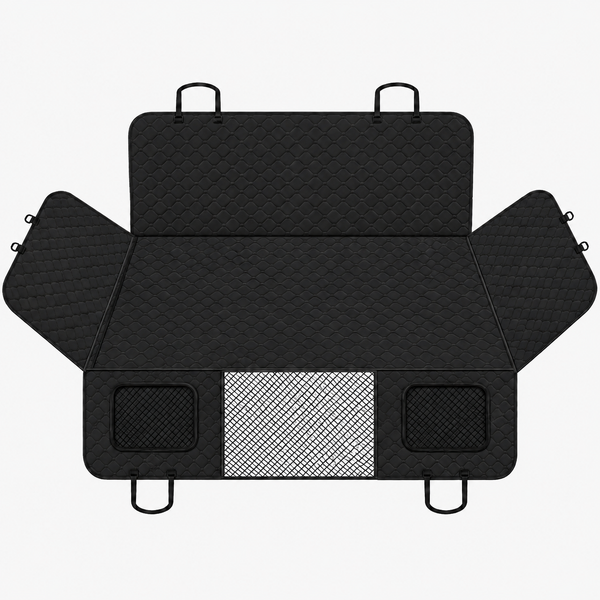Pets & Supplies : Waterproof Black Car Seat Cover for Dogs - Universal, Extendable, Non-Slip, Full Protection in van Vandaliamo