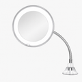 10X Magnifying LED Lighted Flexible Gooseneck Mirror