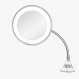 10X Magnifying LED Lighted Flexible Gooseneck Mirror