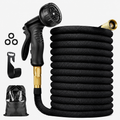 Expandable Garden Hose with 8-Pattern Spray Nozzle