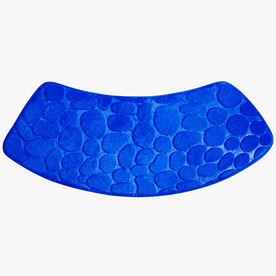 home & garden : Non-Slip Paved Pattern Bath Mat in Royal Blue 30*60*100cm van Vandaliamo