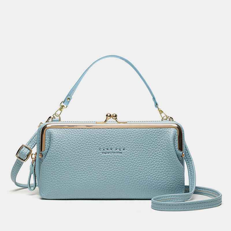 Trendy Crossbody Mobiele Tas - Ruim, Stijlvol en Veilig Sluitmechanisme
